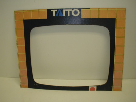 Taito Thick Cardboard Bezel (19 Inch Monitor) (Outer Dimensions 23 11/16 X 18) (Item #28) $21.99